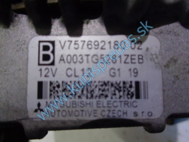 alternátor na citroen c4 B7 1,6 16V, V757692180-02